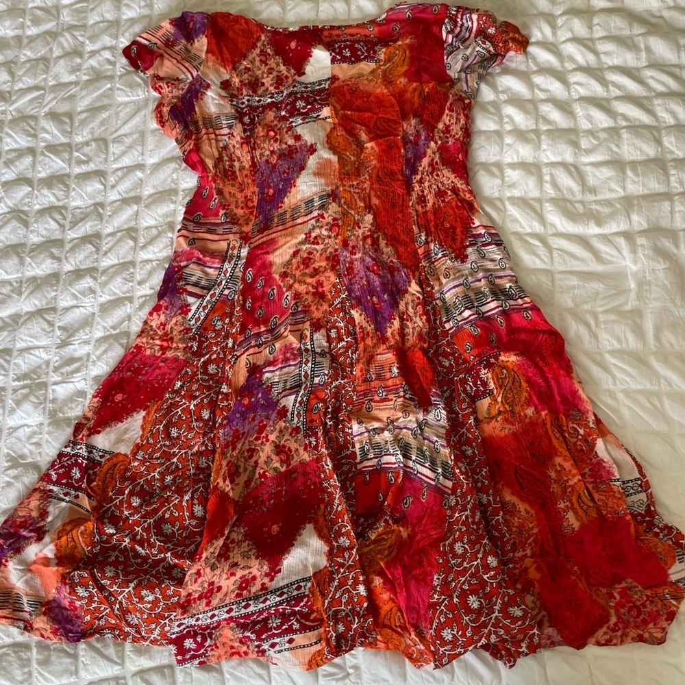 Bila Boho Patchwork Mini Dress - image 8